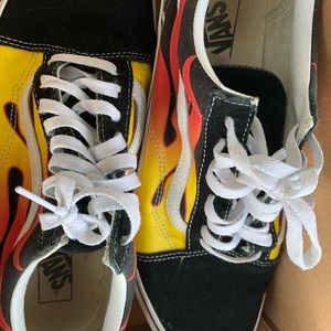 Vans flame old skool shoes Men’s 13